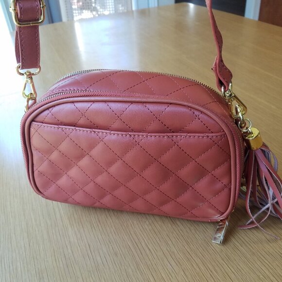 Joy & Iman Quilted Leather Crossbody Purse - Picture 5 of 12